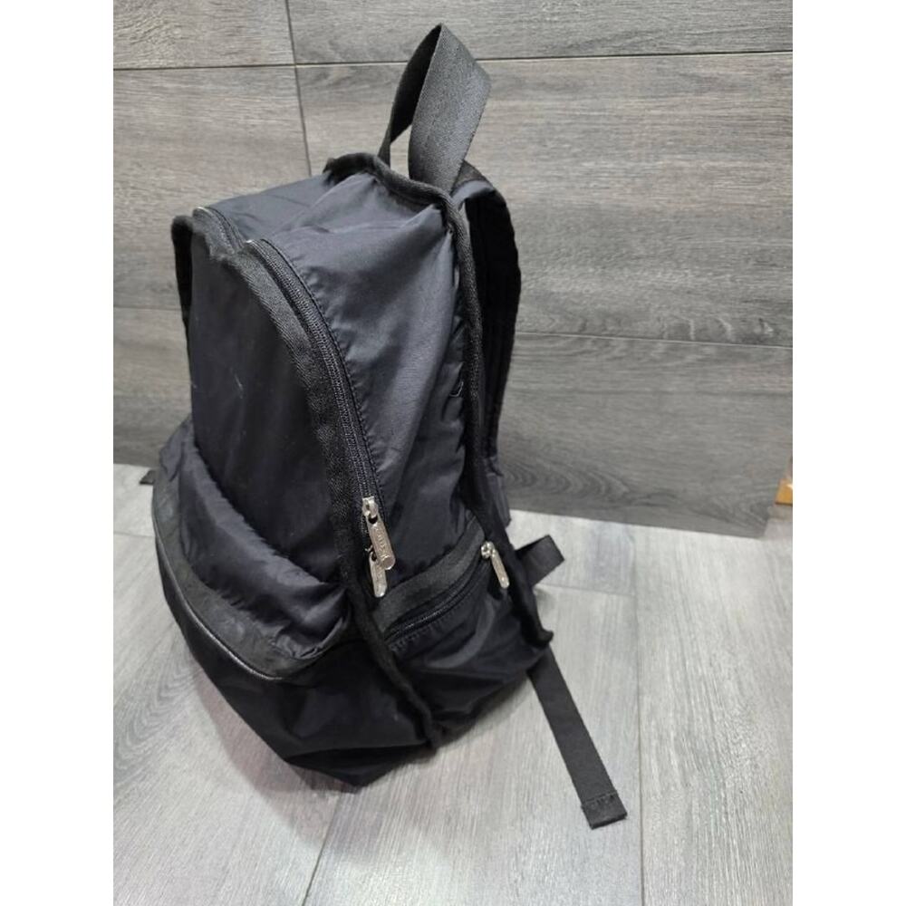 Lesportsac ROUTE BACKPACK nylon zip up large Black B000686 - Picture 3 of 9